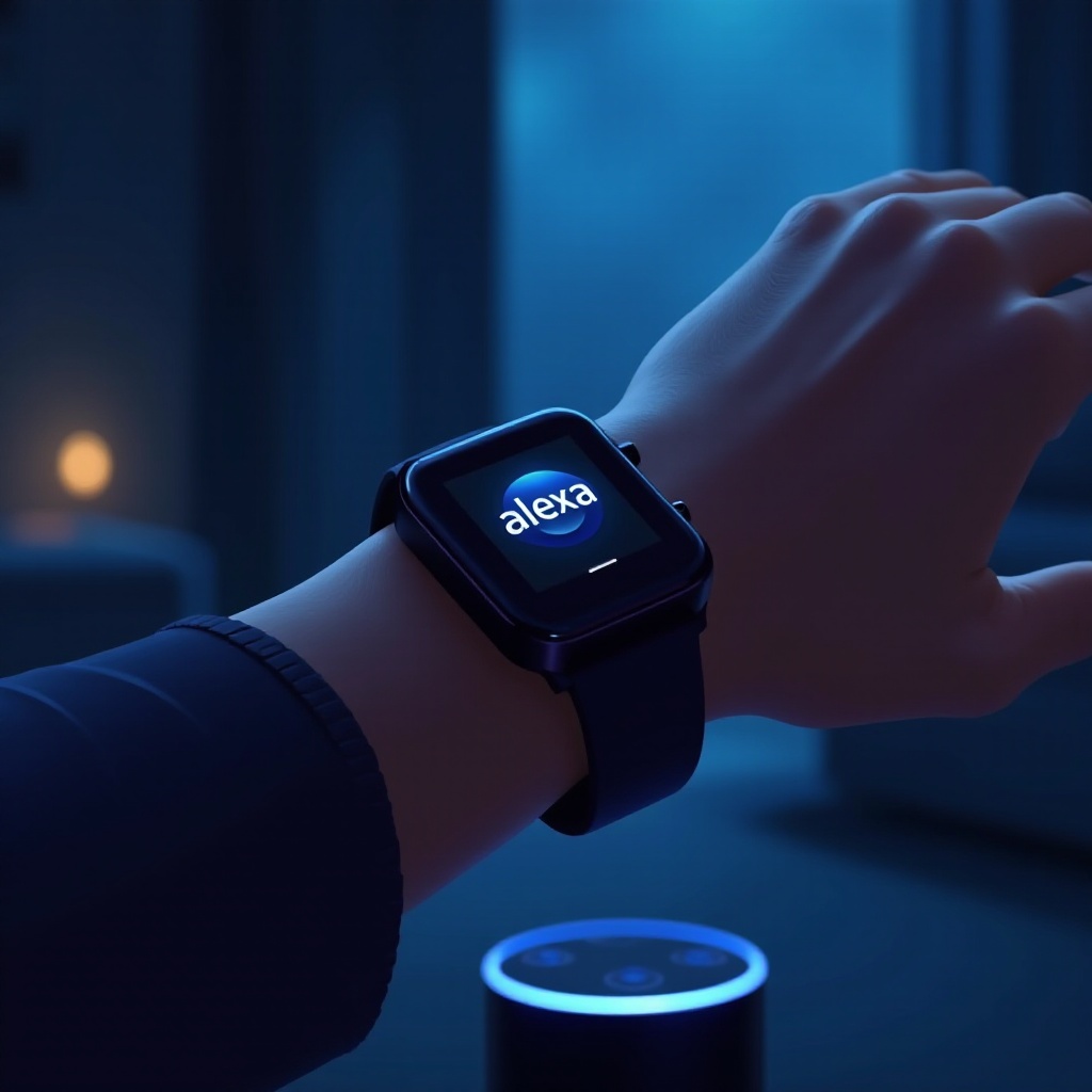 cara menghubungkan alexa ke jam tangan pintar