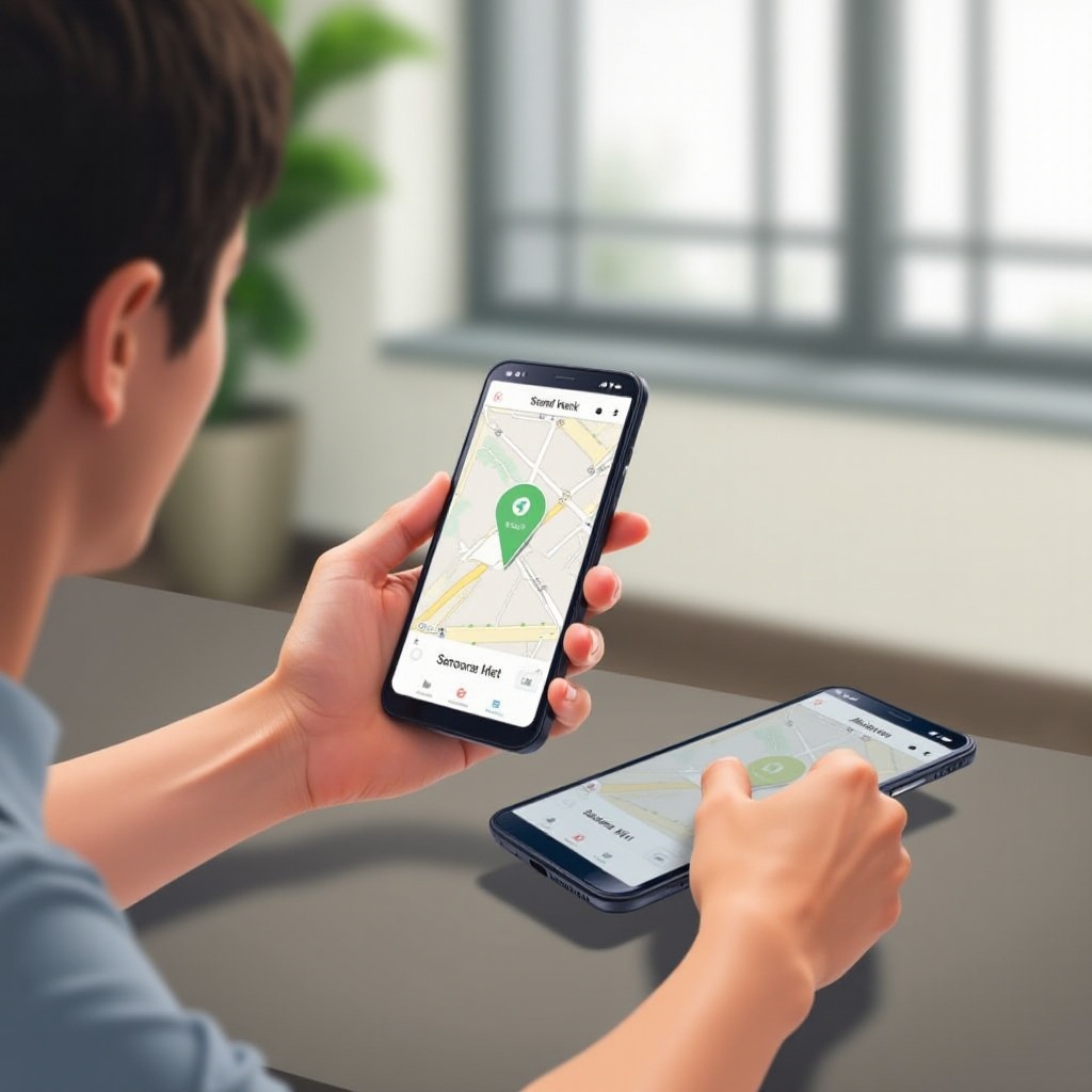 como rastrear um iPhone com Samsung