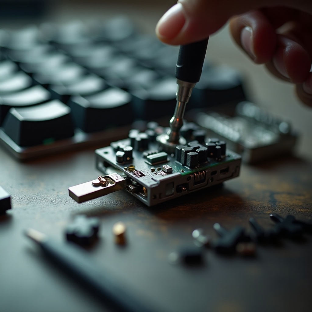 répartition des interrupteurs de clavier