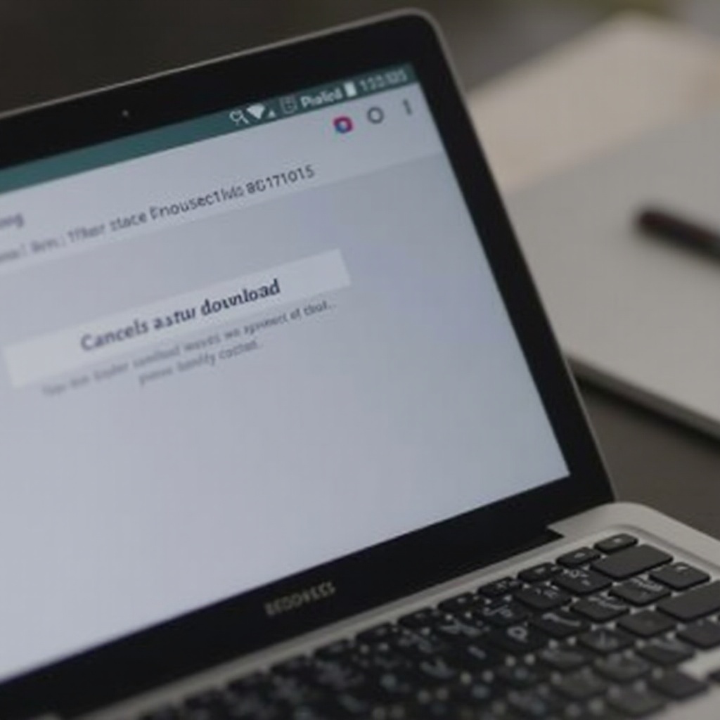 comment annuler les téléchargements sur Android