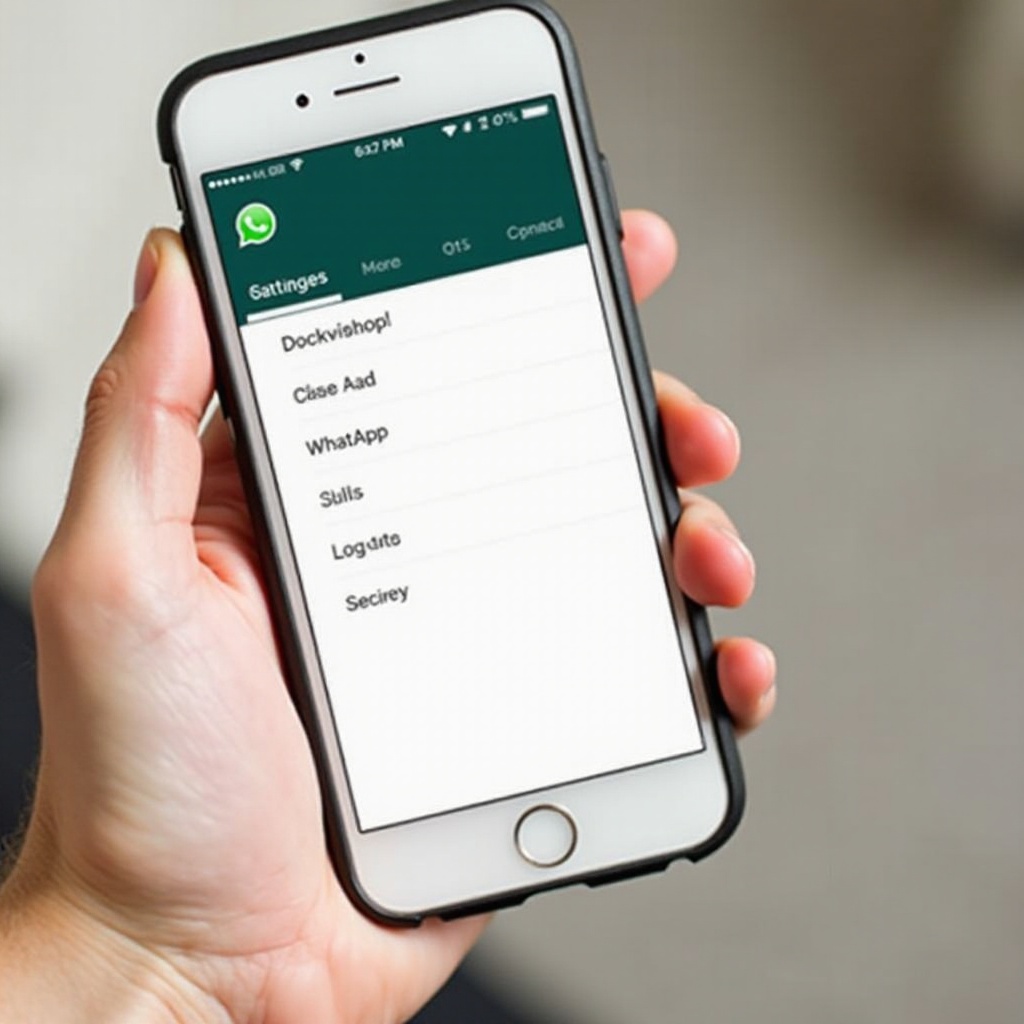 comment se déconnecter de WhatsApp sur iPhone