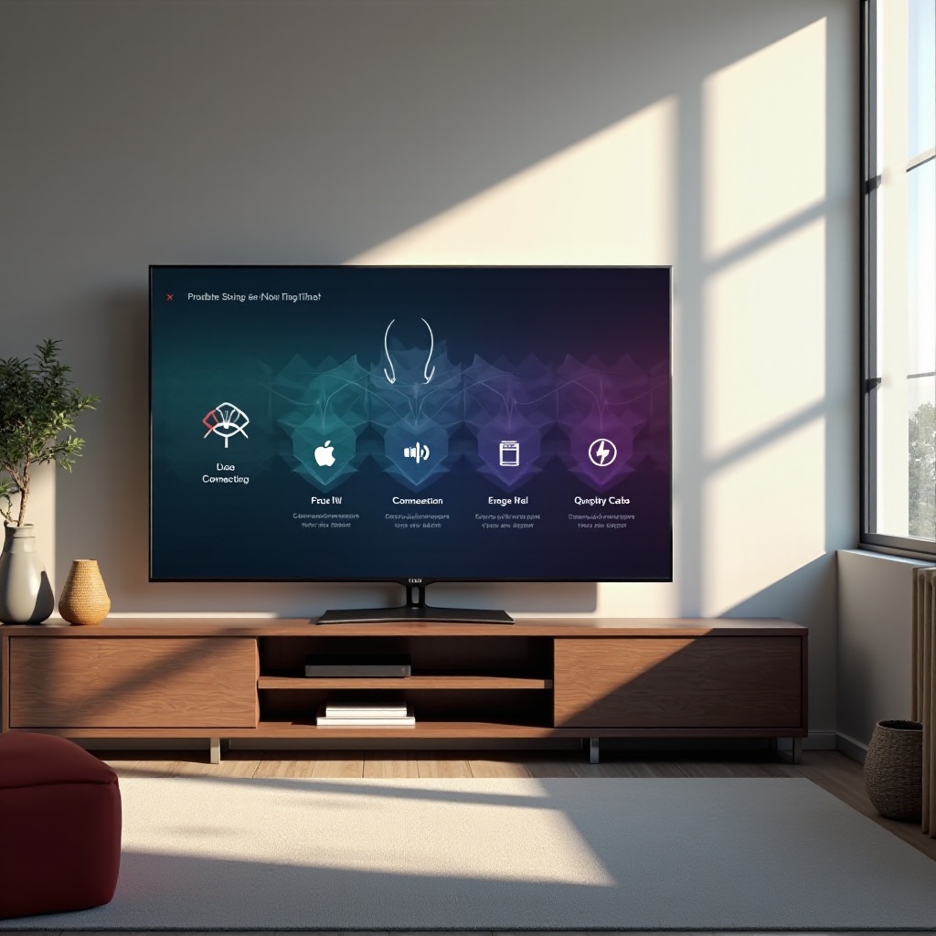 Airplay não está funcionando na TV LG