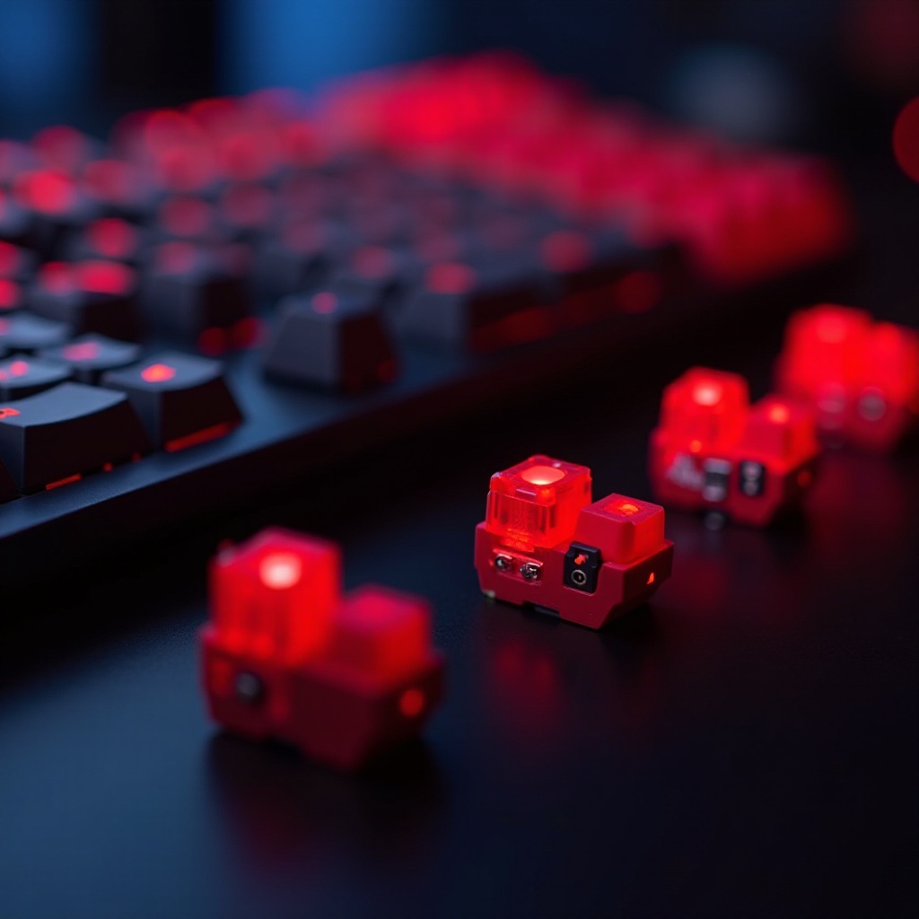 os interruptores vermelhos são bons para jogos