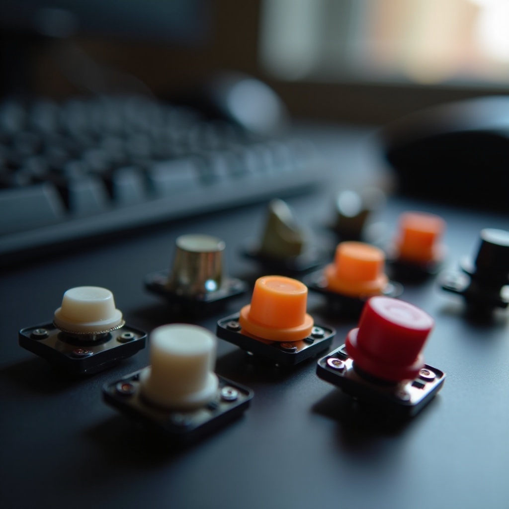 berbagai sakelar keyboard mekanik