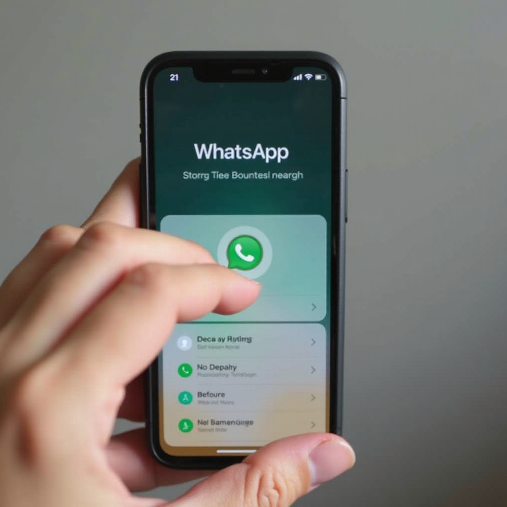 como sair do WhatsApp no iPhone