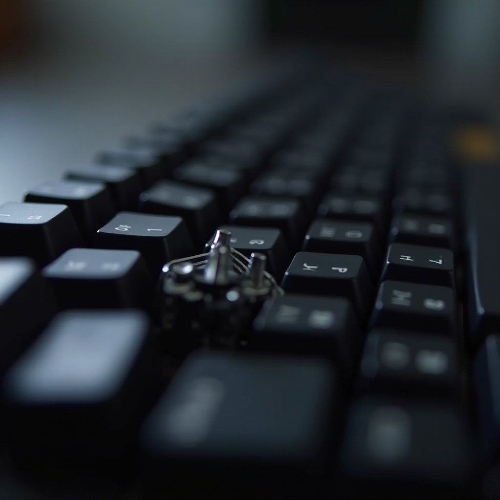 タクタイルスイッチを備えたメカニカルキーボード