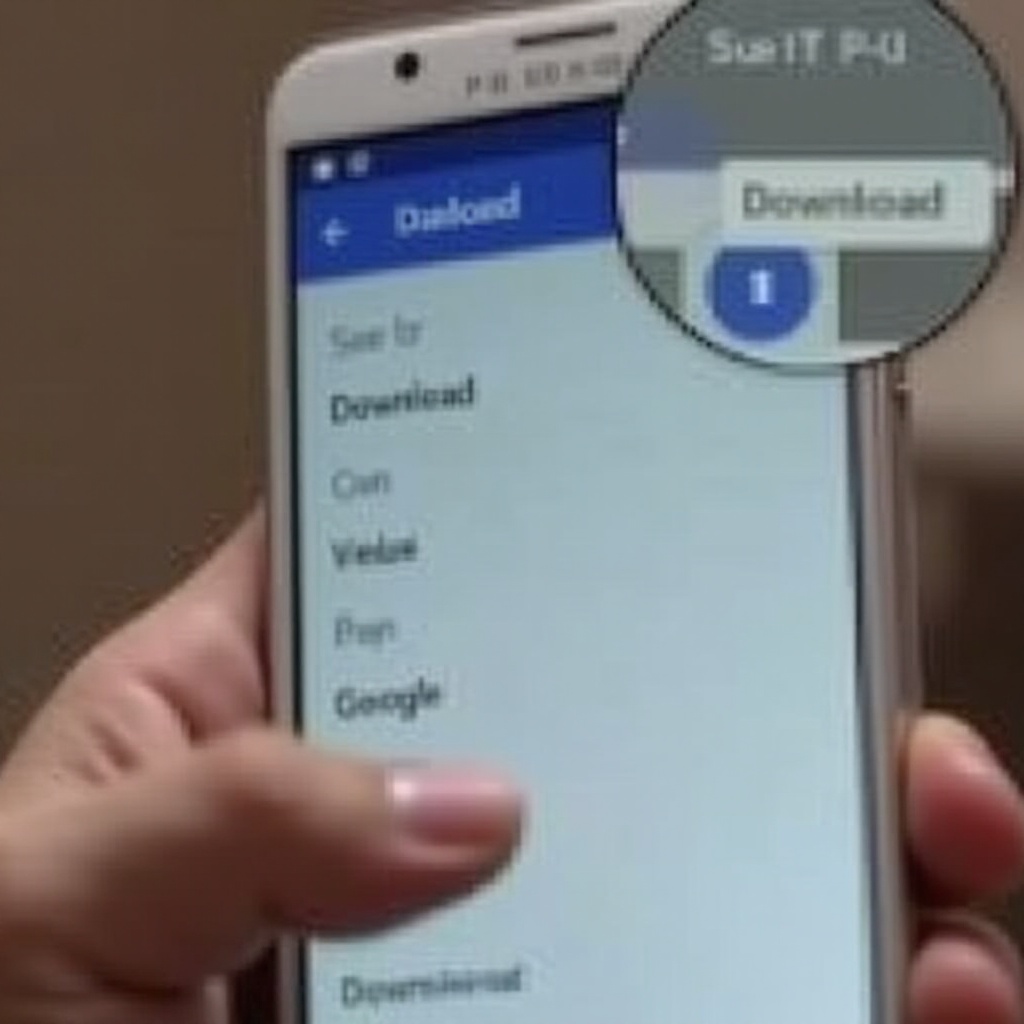 como cancelar downloads no Android