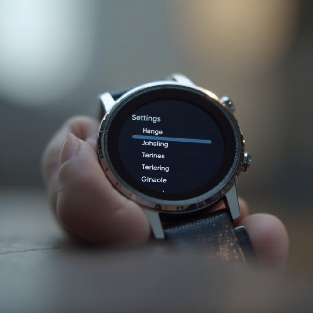 como mudar o idioma no relógio inteligente Samsung