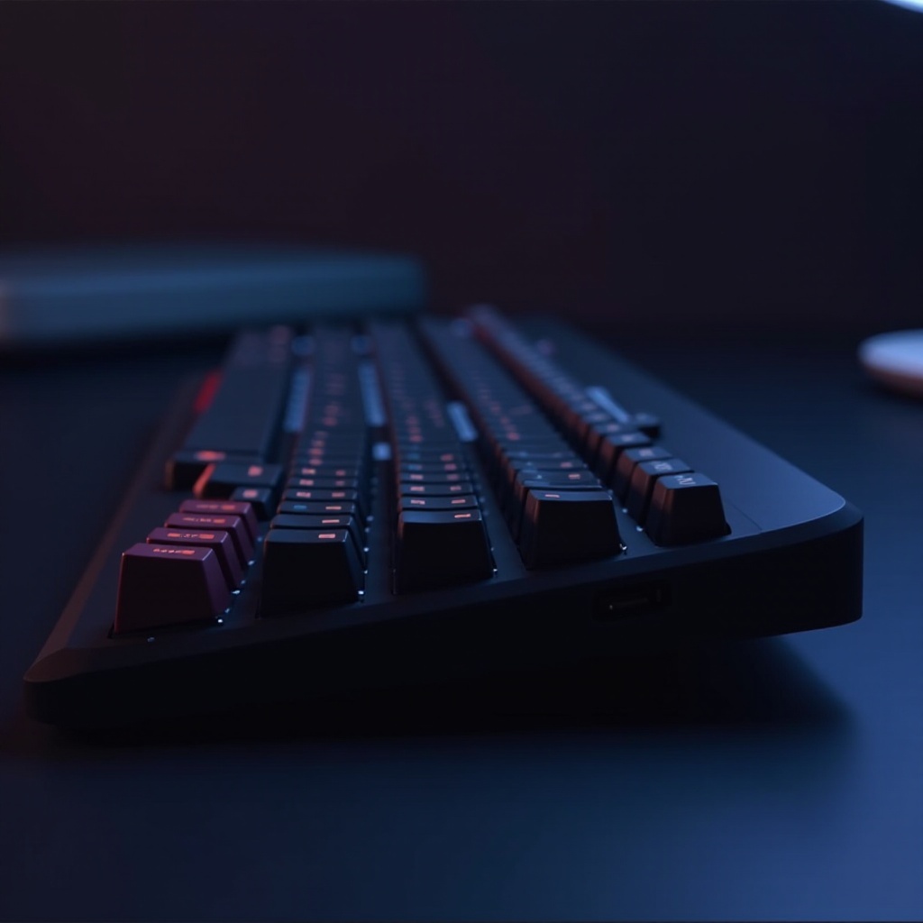 teclado mecânico com interruptores lineares