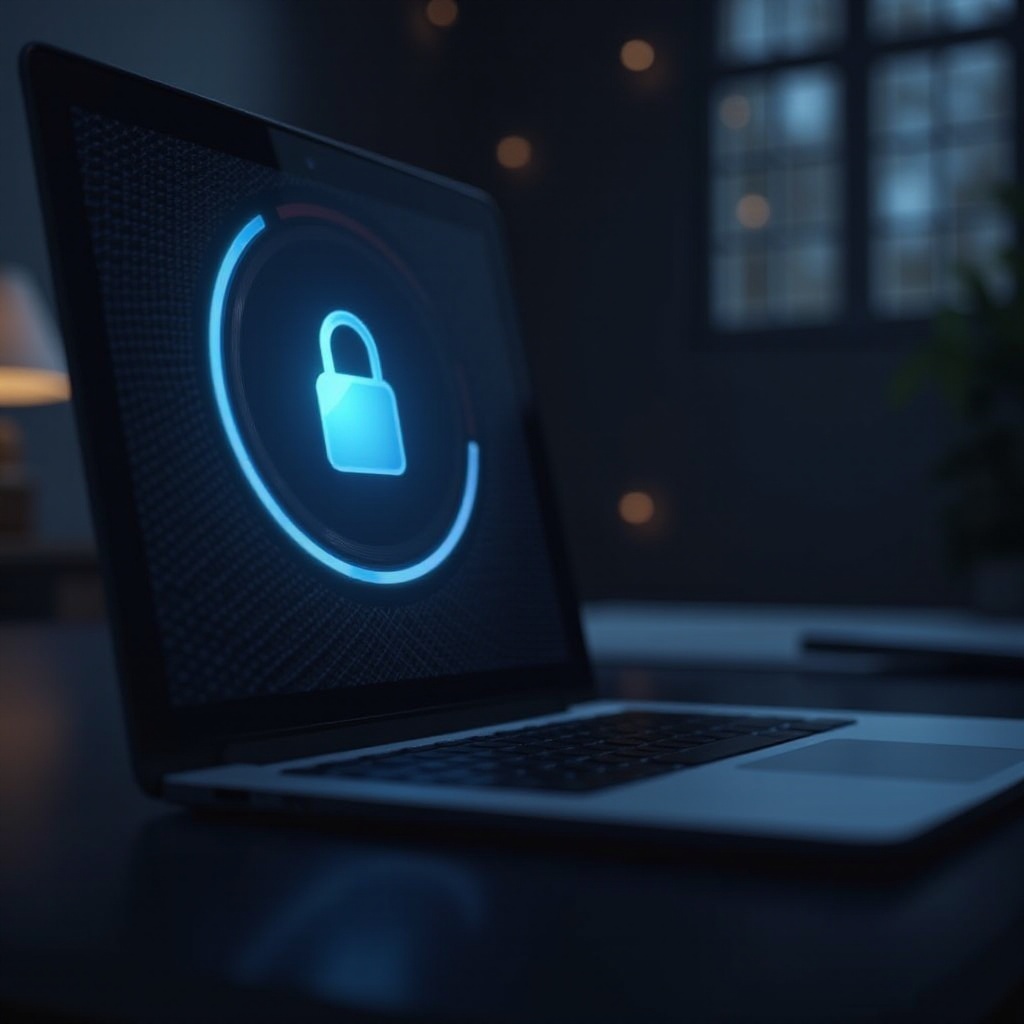 ノートパソコンがロックされているときに再起動し続ける