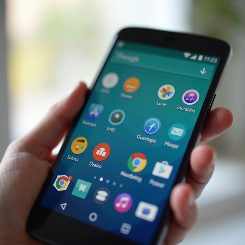 como aumentar o tamanho dos ícones no Android