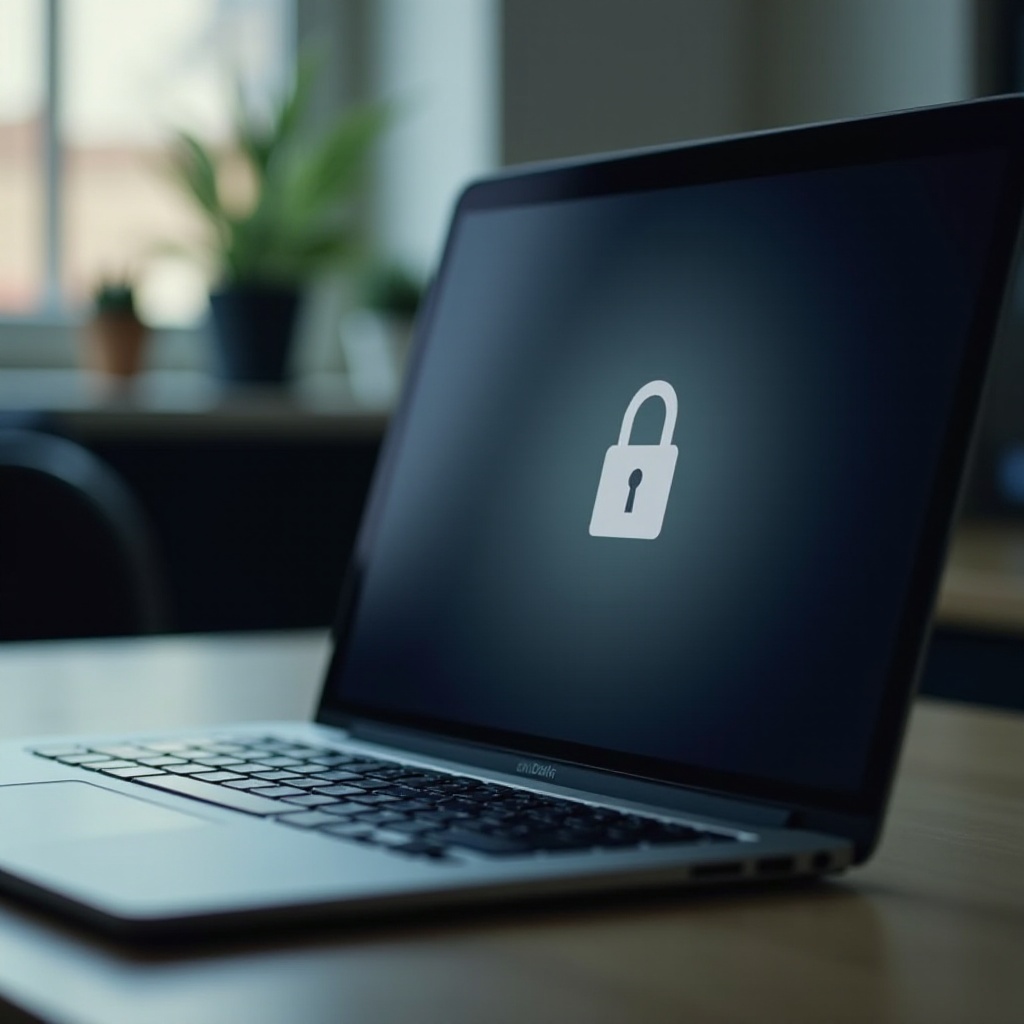 ノートパソコンがロックされているときに再起動し続ける