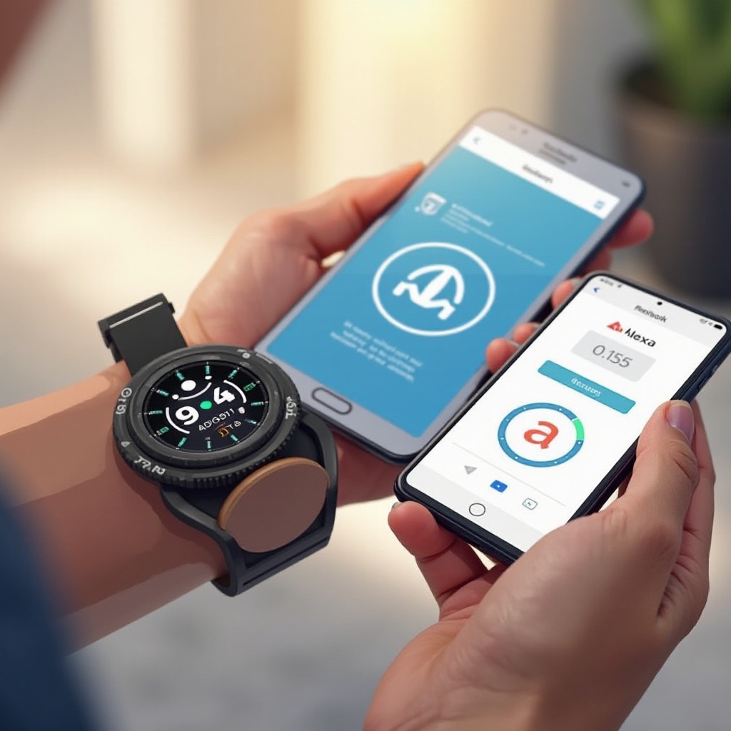 como conectar Alexa ao smartwatch