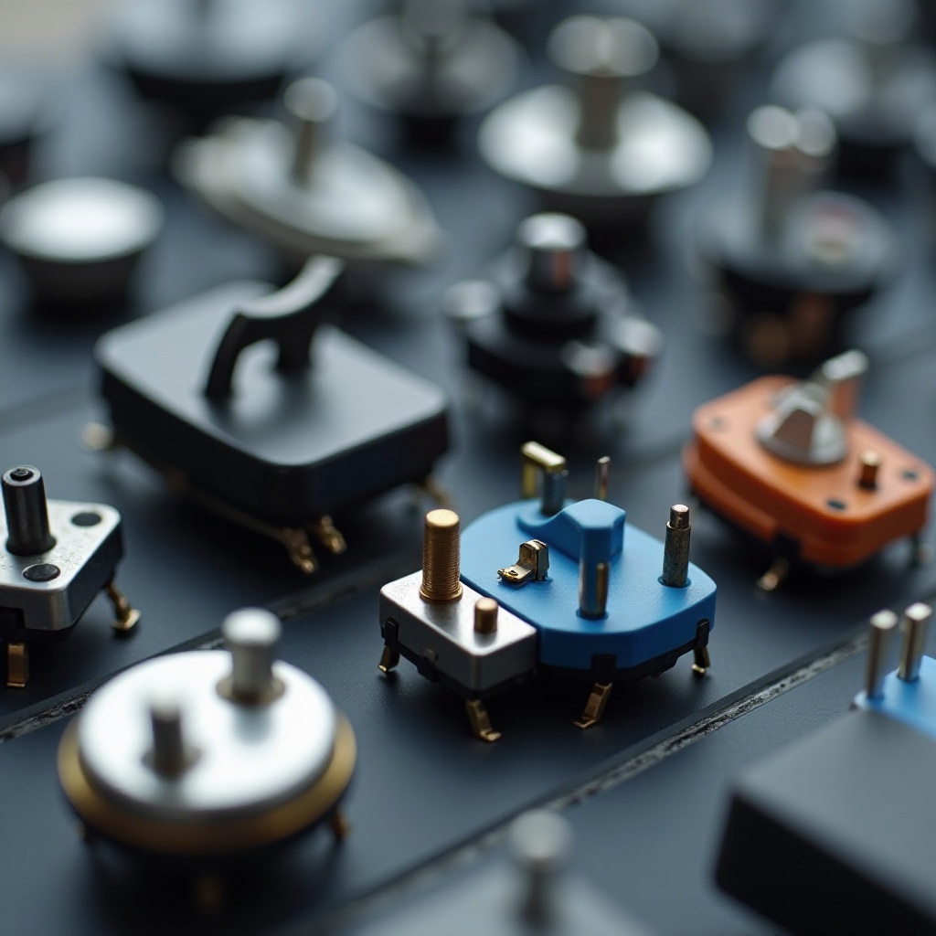 différents interrupteurs de clavier mécanique