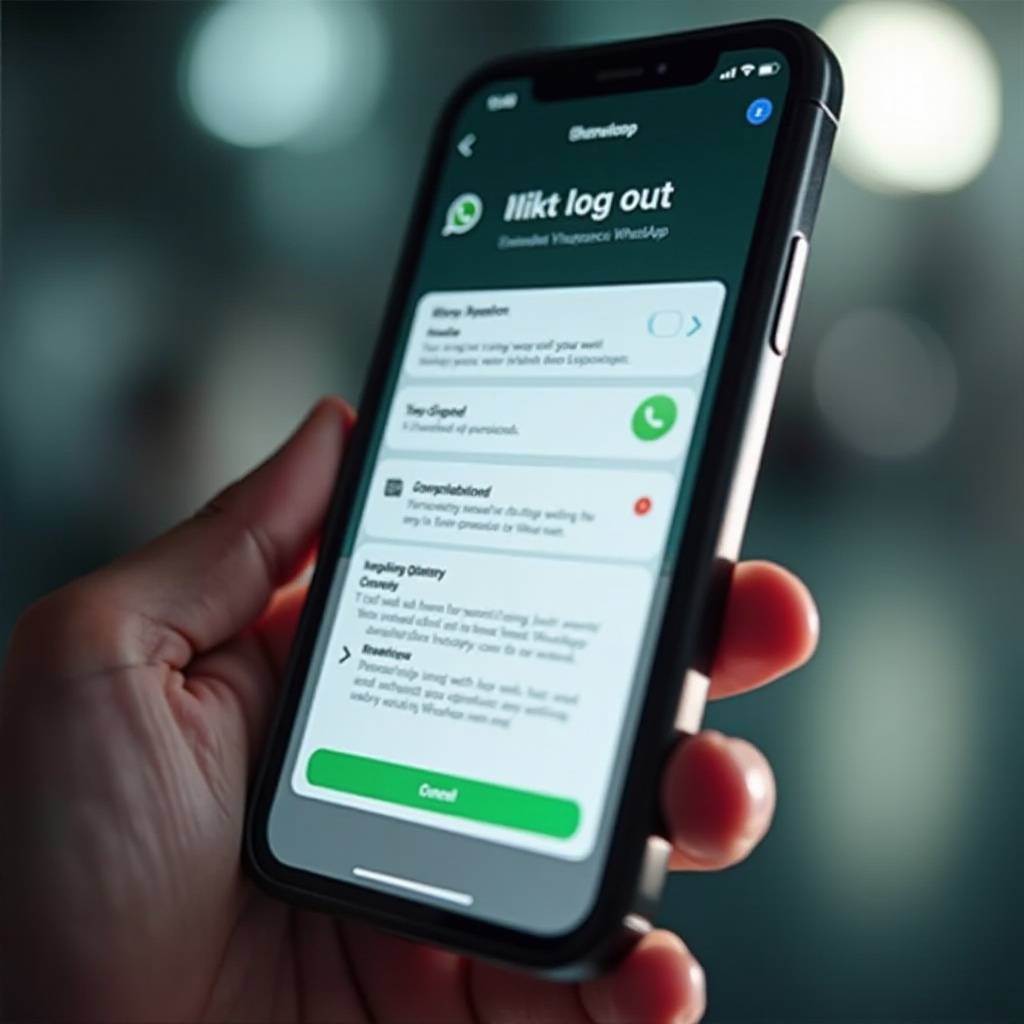 kung paano mag-logout sa WhatsApp sa iPhone
