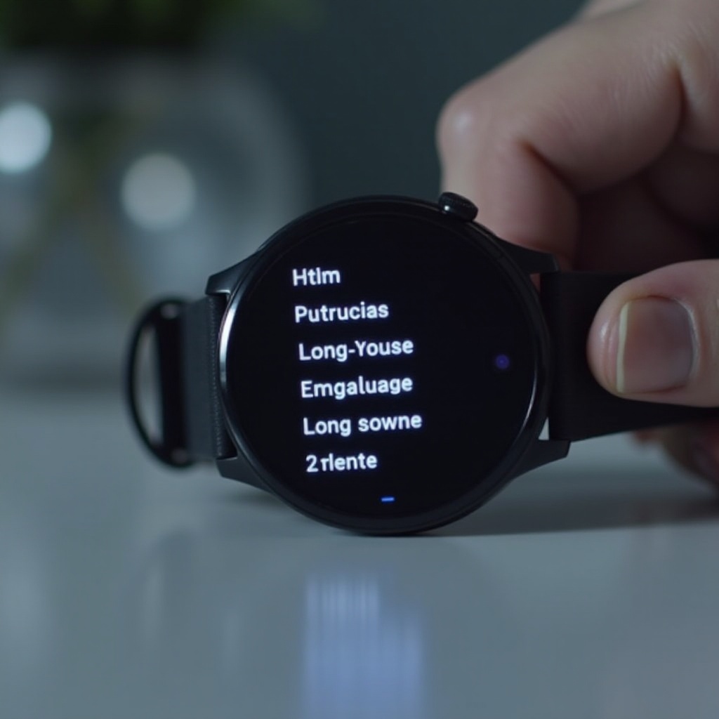 cómo cambiar el idioma en un reloj inteligente Samsung