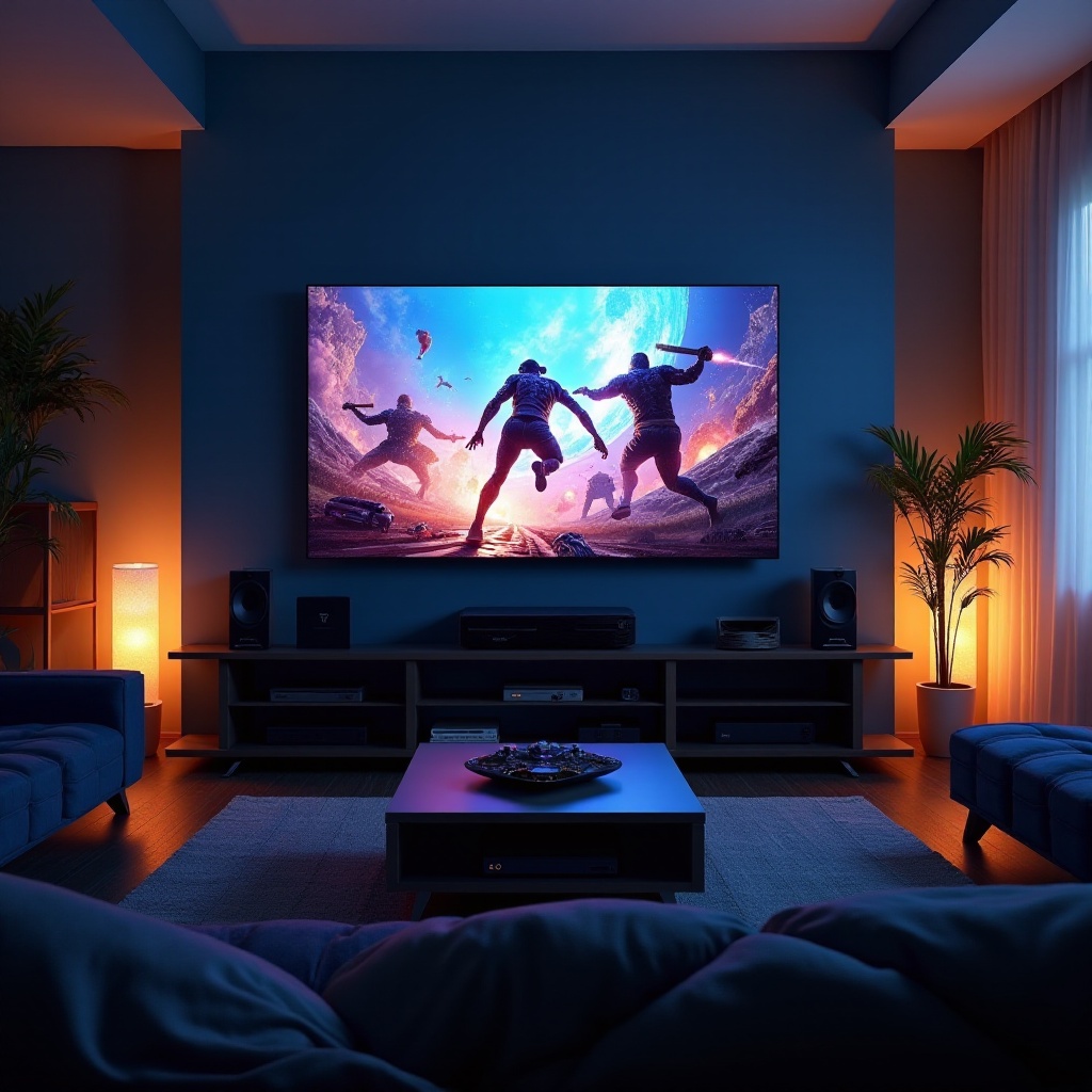 berapa ukuran tv terbaik untuk bermain game