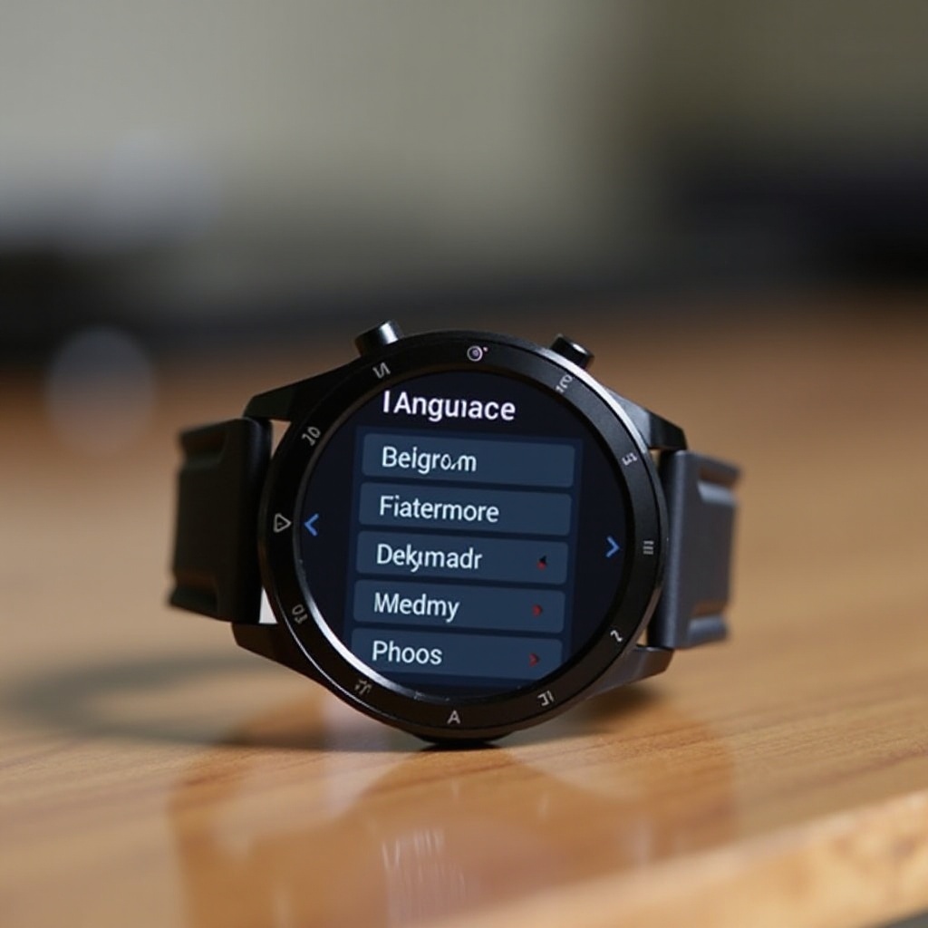 comment changer la langue sur une montre connectée Samsung