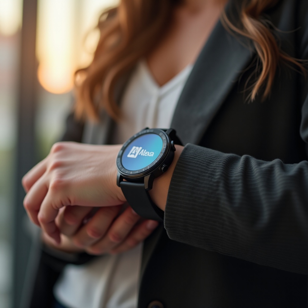 como conectar Alexa ao smartwatch