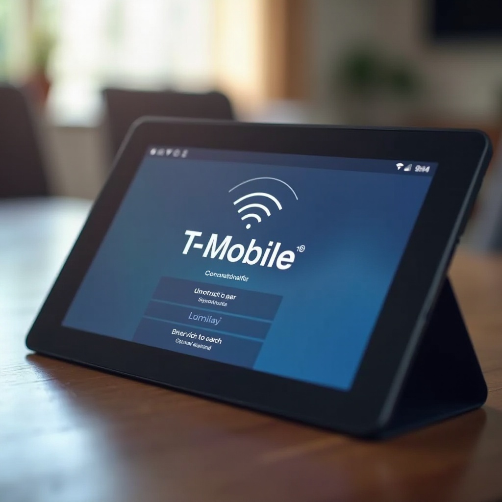 esta tableta está desbloqueada para usar con T-Mobile