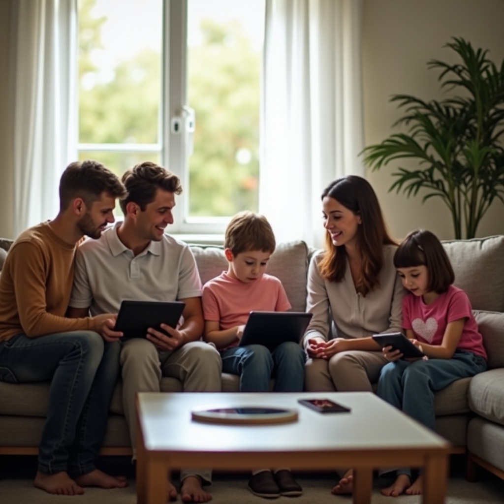 temps d'écran tablette vs téléphone et ordinateur portable