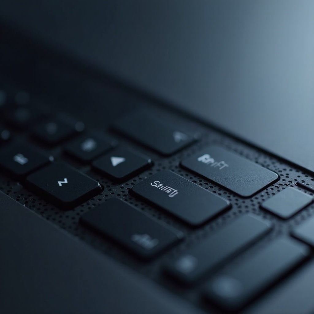 símbolo de shift em um tablet Galaxy A8